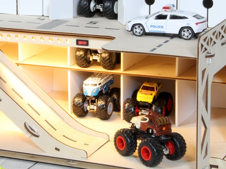 🚗 Mini Toy Car Storage Parking Lot for 1/64 Scale Diecast Cars 🎉🎁